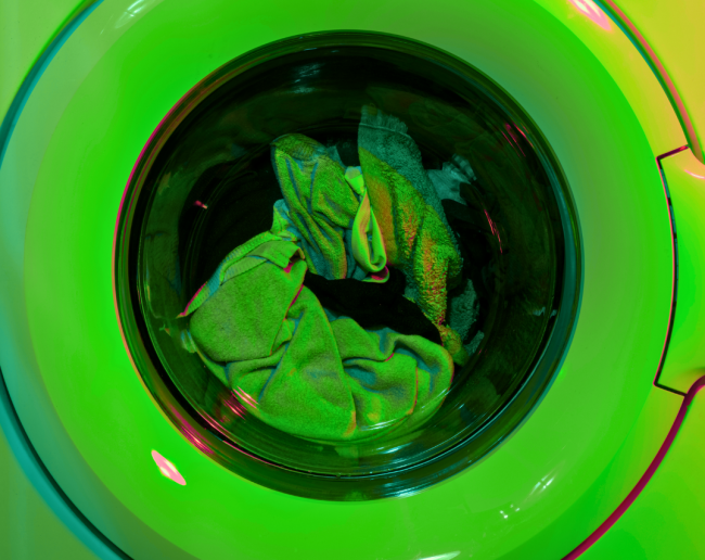 greenwashing - green washing machine