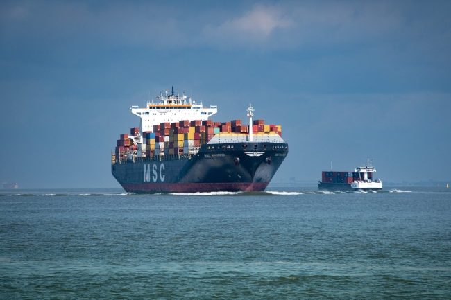 Flexible Packaging Materials rise of price Q1 2024 - shipping vessels at sea