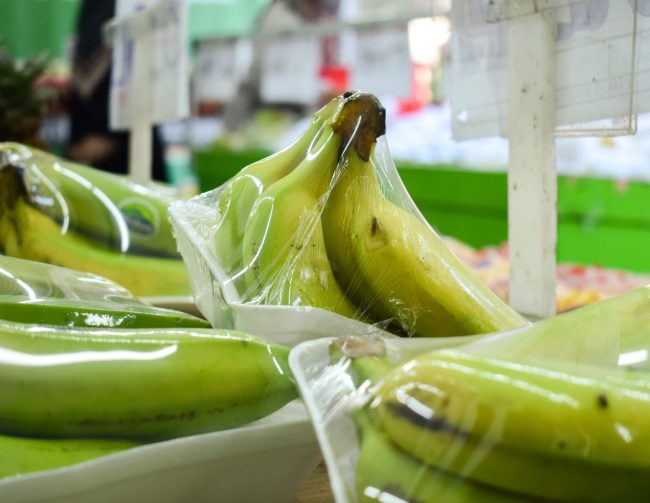 Plastic Packaging for Fresh Produce - bananas