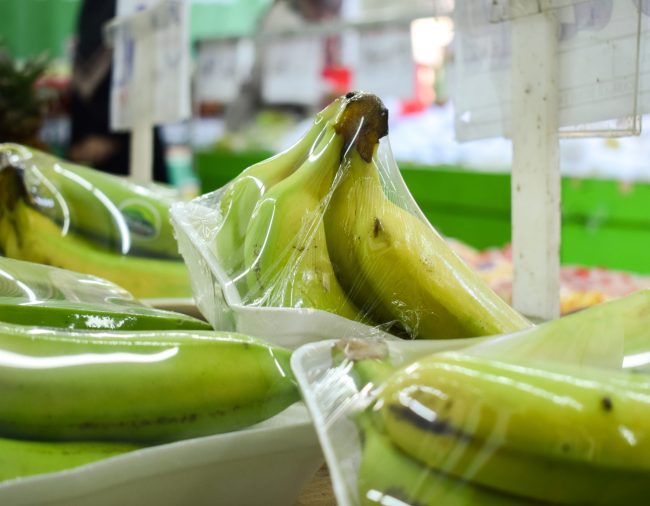 Plastic Packaging for Fresh Produce - bananas