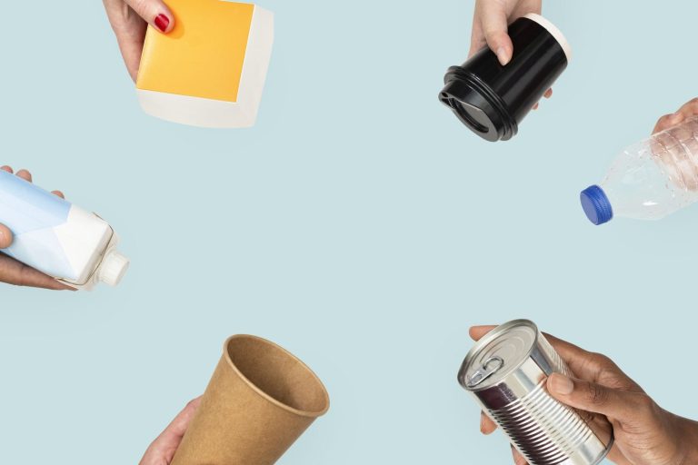 hands holding packaging -Recyclability Assessment Framework in the UK, Defra recycling guidelines