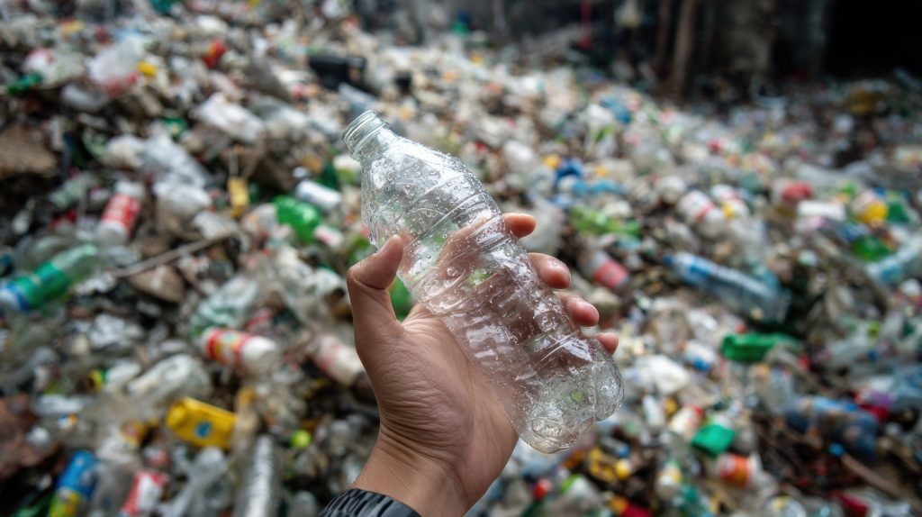 Policy Uncertainty Threatens India’s rPET Industry - Recycle reduction sorting concept